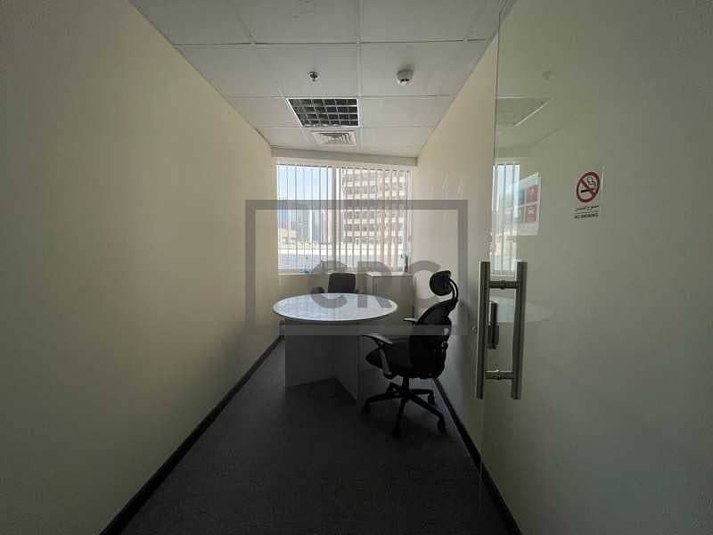 9 Furnished Office with 4 Partitions for Lease in JLT
