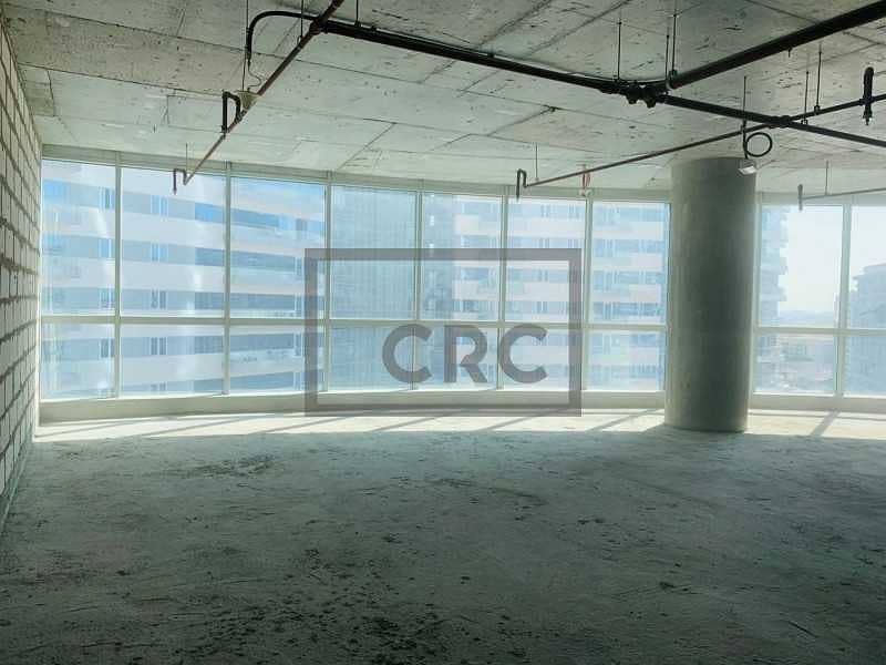 11 Shell and core|9th floor|bright|30 AED/sqft