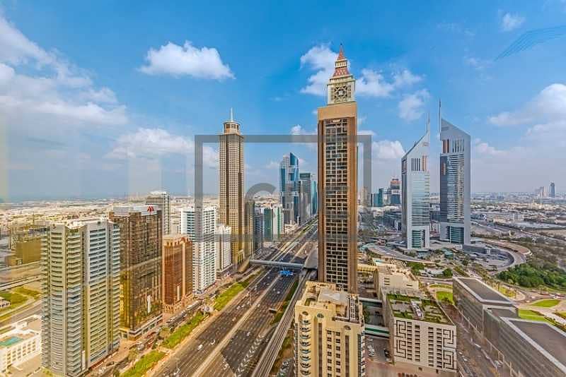 14 Sheikh Zayed Road|DEWA and Chiller|Full Floor