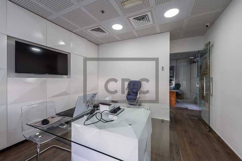 9 Semi Fitted|Spacious Office|With Canal View