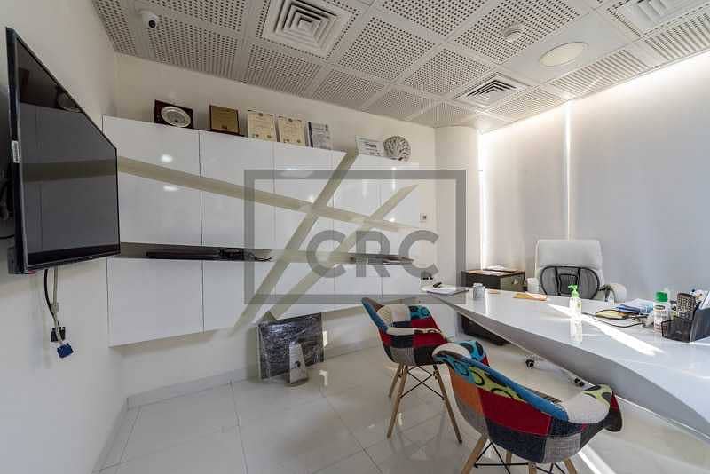 12 Semi Fitted|Spacious Office|With Canal View