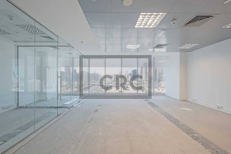 8 Partitioned and Carpeted office on Sheikh Zayed Road