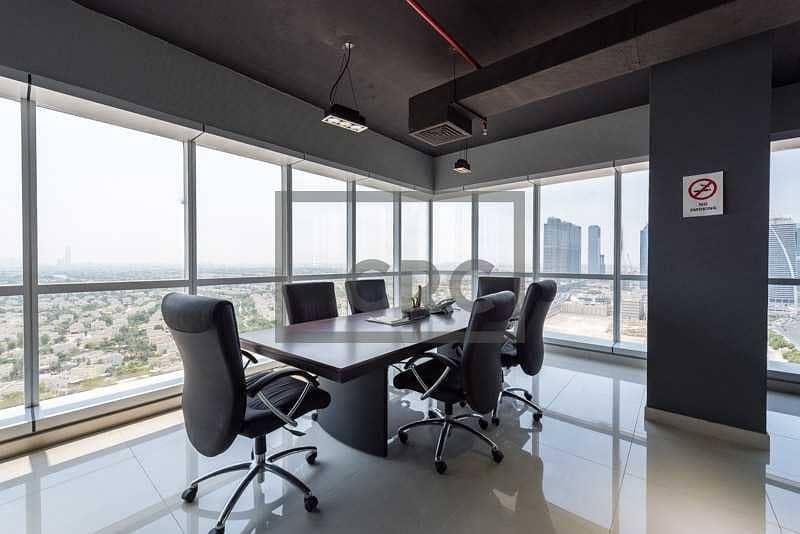 2 Fully fitted furnished office available for lease in JBC- 5 5