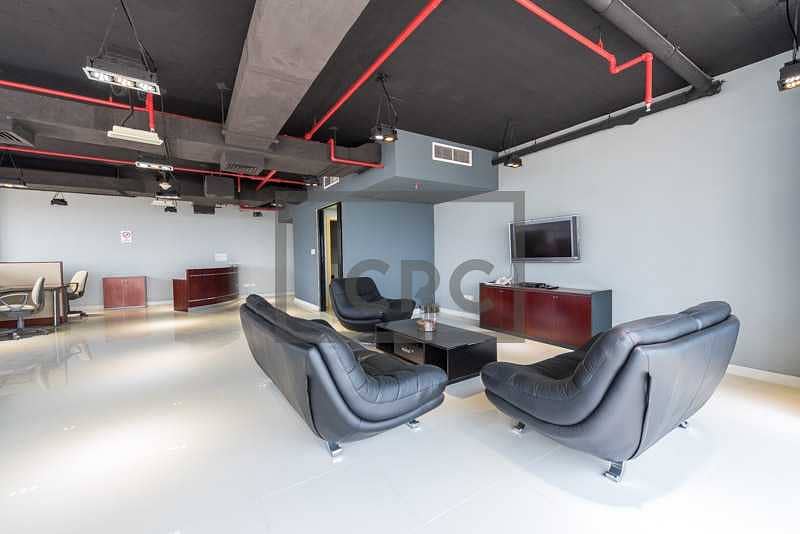 5 Fully fitted furnished office available for lease in JBC- 5 5
