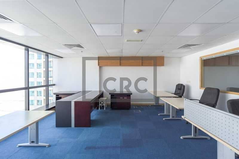 8 Fitted|Partitioned| High Floor for Lease in JLT