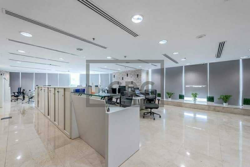 4 Fitted Office|SZR View|High-Floor|Near Metro (Unfurnished)