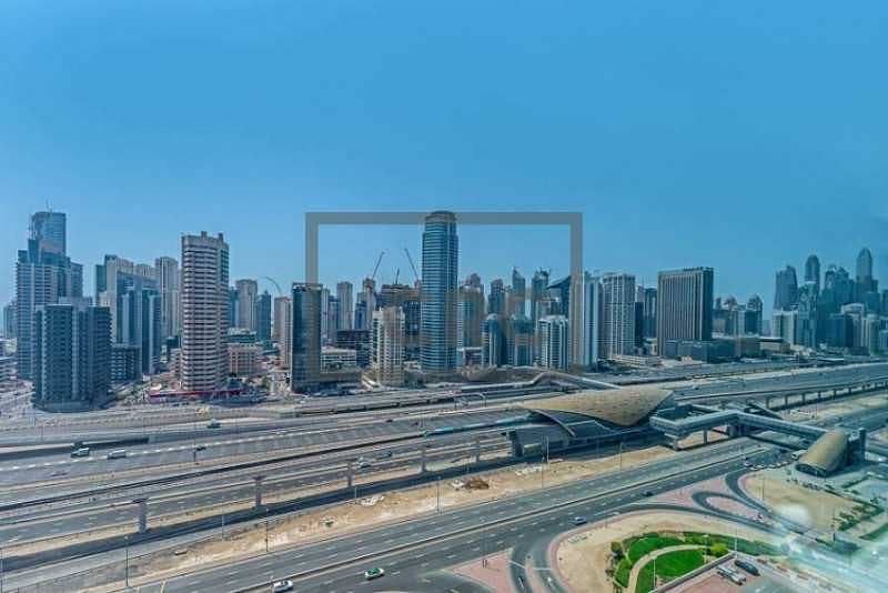 10 Fitted Office|SZR View|High-Floor|Near Metro (Unfurnished)