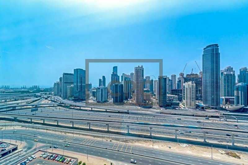 12 Fitted Office|SZR View|High-Floor|Near Metro (Unfurnished)