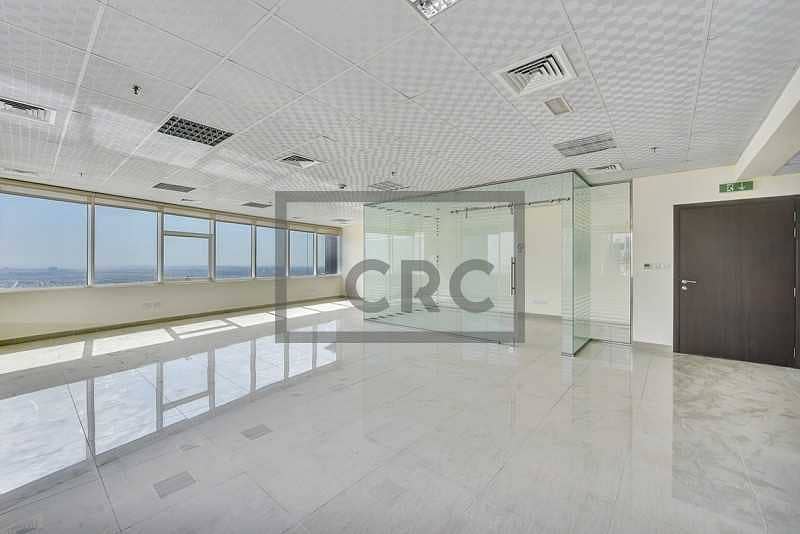 4 Fitted Office With One Glass Partition In JLT