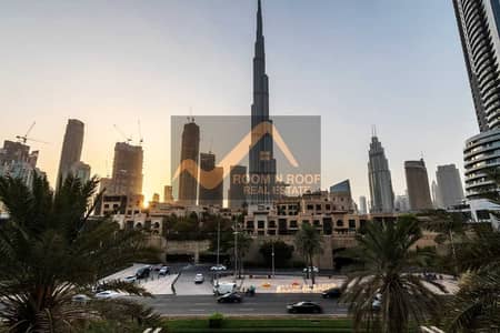 Spacious 2 Bed Fully Furnished With  Full Burj Khalifa  View Downtown for Rent