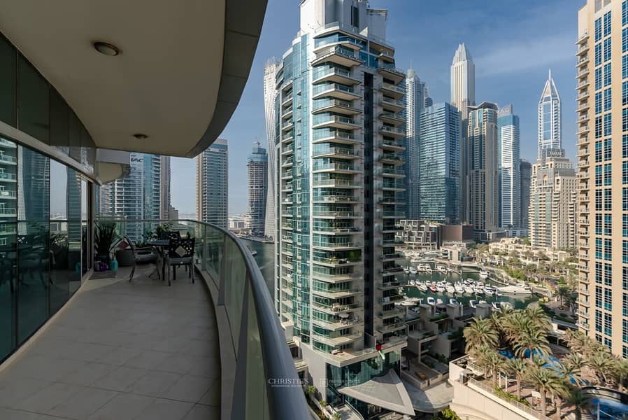 位于迪拜码头，三叉戟海洋景观大楼，三叉戟滨海公园海洋大厦 2 卧室的公寓 2100000 AED - 5498360
