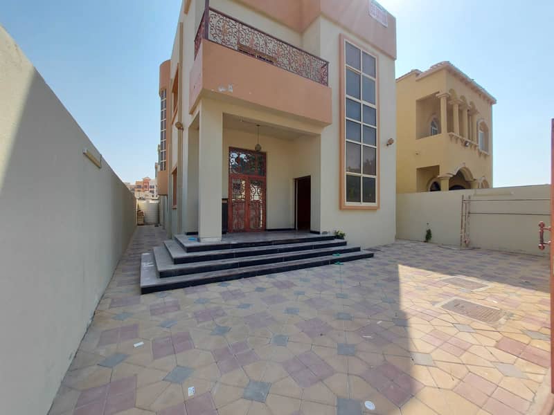 Villa for rent with air conditioners, near the mosque, next to the Ajman Academy, next to Sheikh Mohammed bin Zayed Street