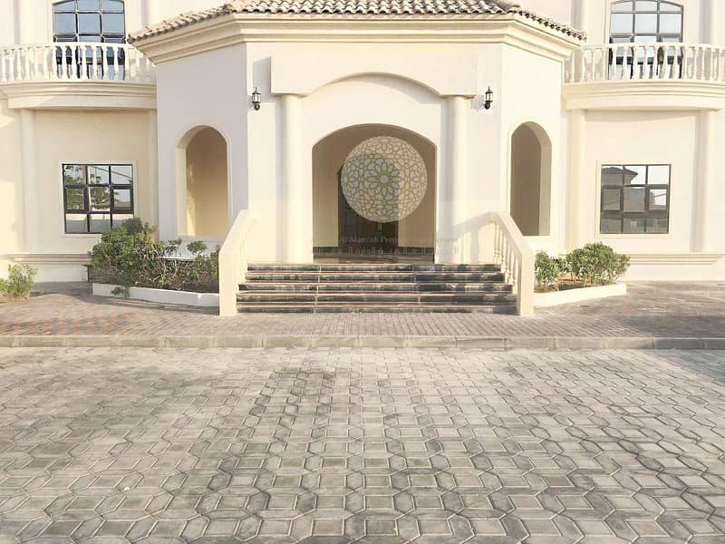 STAND ALONE VIP VILLA WITH 8 MASTER BEDROOM AND DRIVER ROOM FOR RENT IN SHAKHBOUT CITY