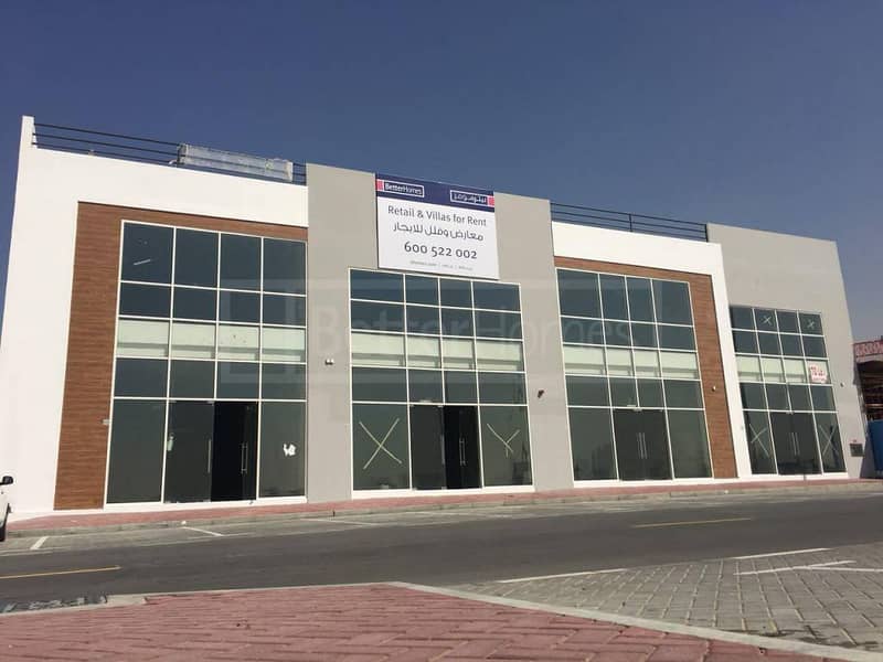 Brand New Showrooms in Al Barsha Shell and Core