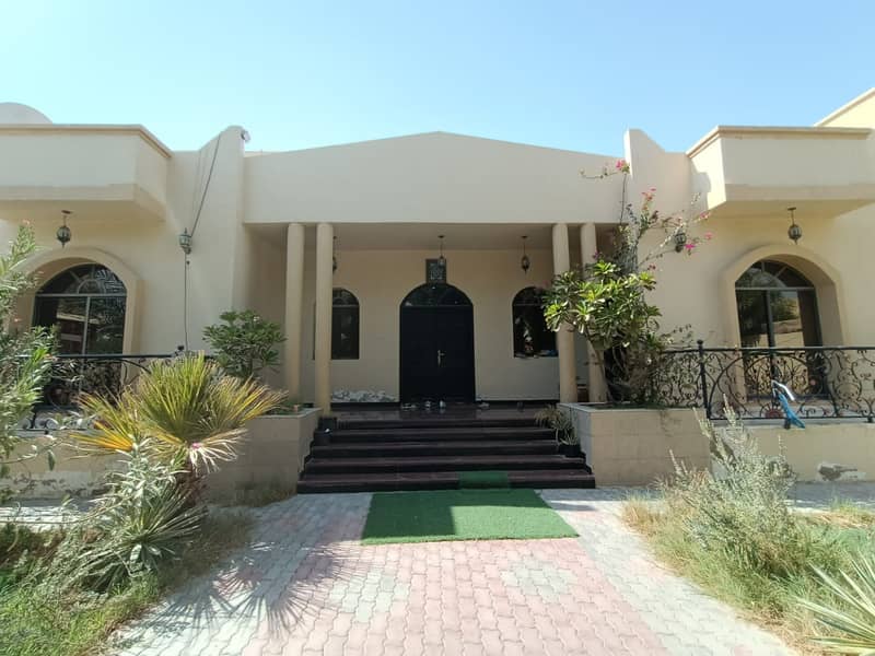 For sale villa in Ajman. With electricity, water and land area 6400 angle excellent location