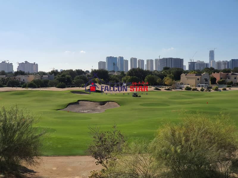 BIGGEST LAYOUT | UNFURNISHED 1 BED | CLOSED KITCHEN  | STUNNING GOLF VIEW