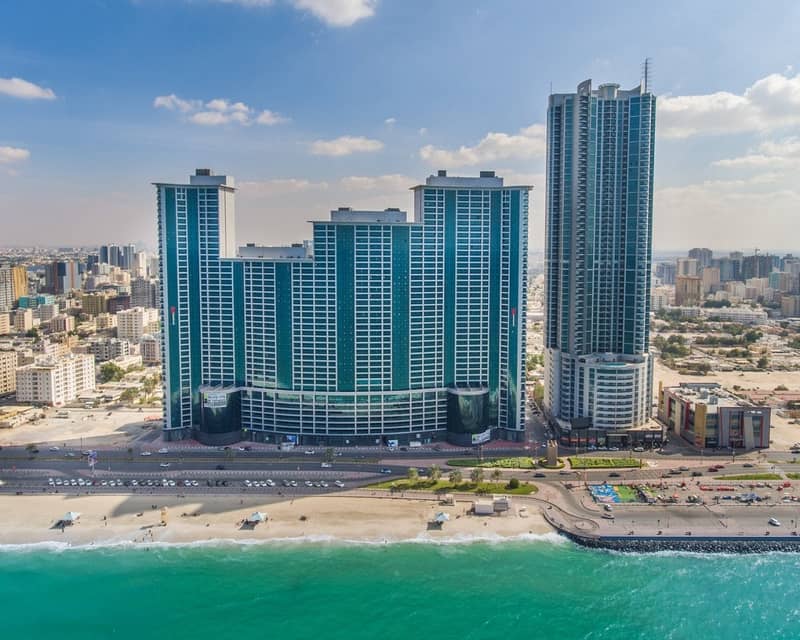 2 BHK Apartment(Sea View)(With Parking)(Free Chiller)Ajman Corniche Residence-Ajman