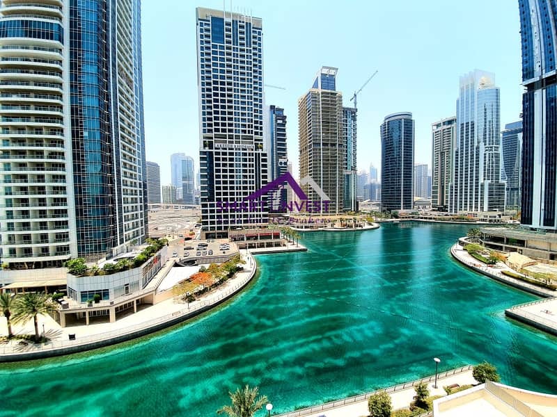 Fully fitted office with partial lake view for sale at  AED 650/Sq. ft.