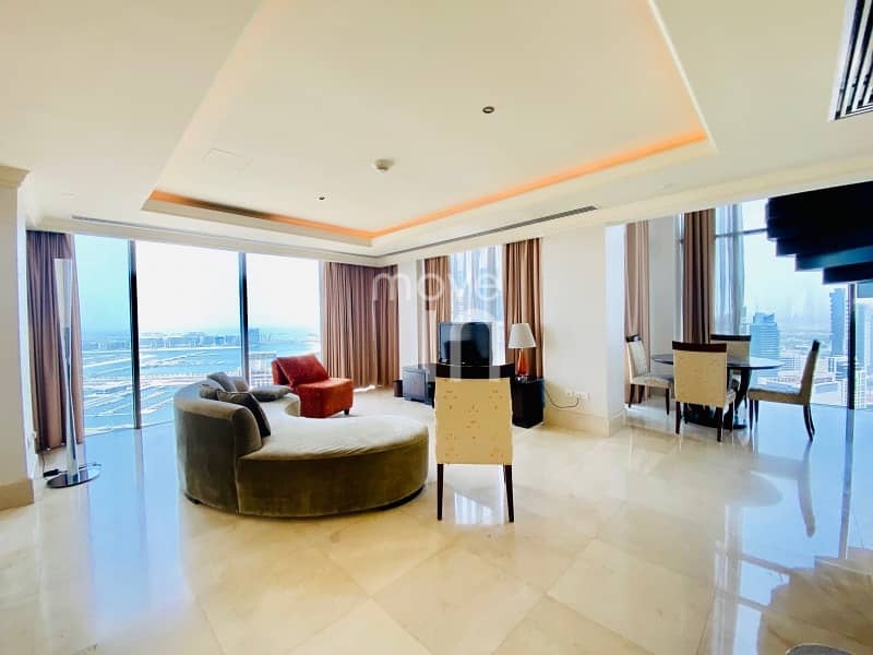 Stunning Duplex|Palm Marina View|24 Hr Maintenance