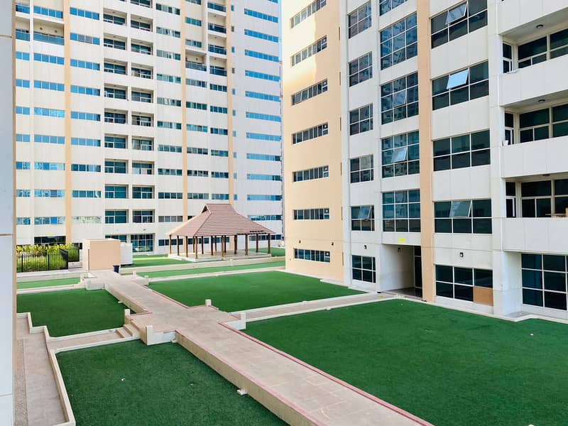 Big studio flat for rent with parking Ajman one