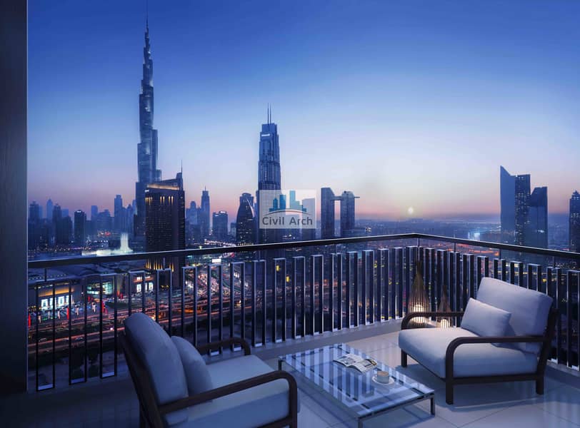 PAY 35% MOVE-IN REST IN 5 YEARS+FURNISHED+BURJ VIES