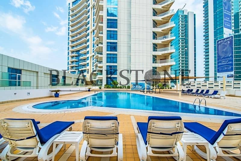 位于迪拜码头，多拉海湾 3 卧室的顶楼公寓 325000 AED - 4601933