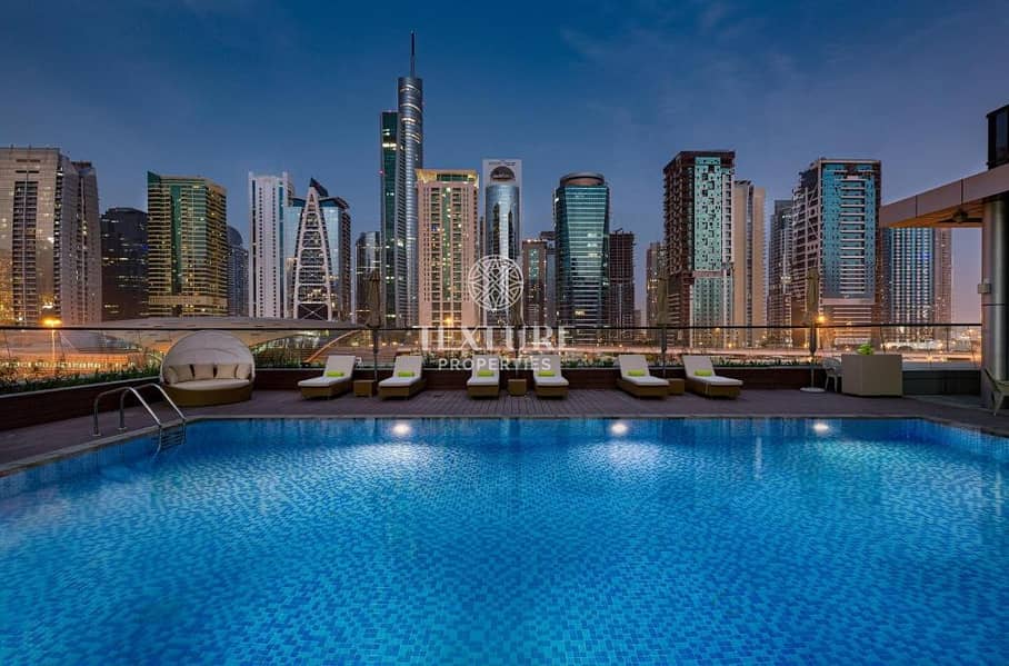 位于迪拜码头，TFG滨海酒店 的酒店式公寓 1250000 AED - 5518632