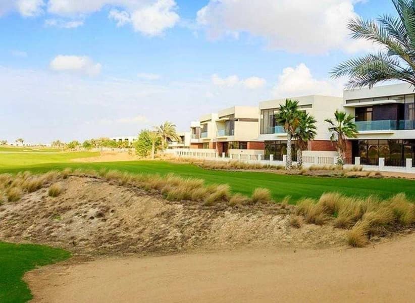Amazing Villa in Damac Hills 1 view on the Park all single row with facilities of payments