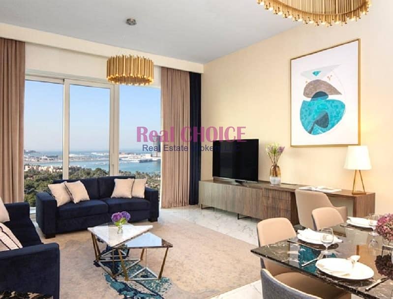 位于迪拜媒体城，迪拜阿瓦尼棕景套房酒店 3 卧室的酒店式公寓 375000 AED - 5237594
