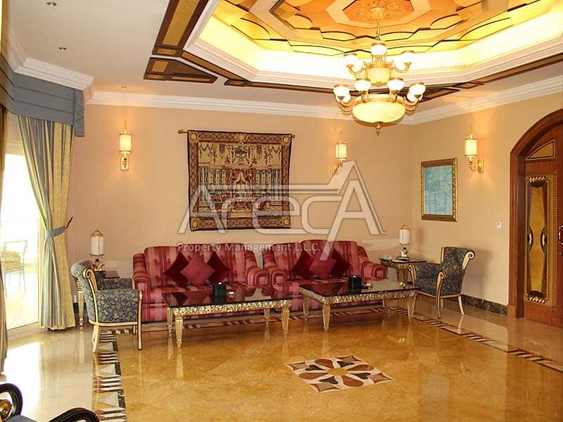 Deluxe 4 Bed Sea Front Furnished Hotel Villa in Al Raha Beach