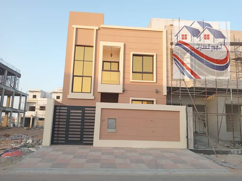 Own a villa in the Emirate of Ajman with bank financing, super lux finishing in Al Zahia area