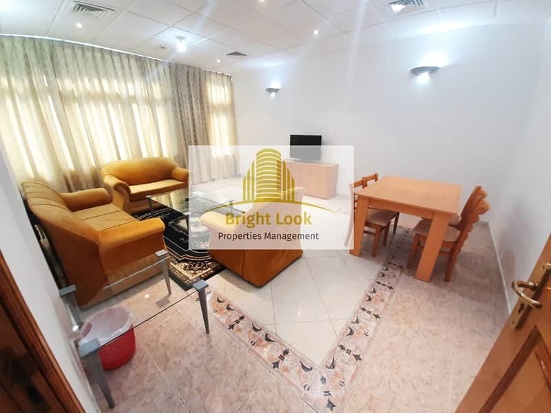 Fully Furnished 2 BHK Apartment with Balcony & WIFI in 7500 AED/ Month