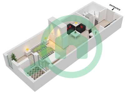 西班牙安达鲁西亚公寓 - 单身公寓单位16 FLOOR 1戶型图