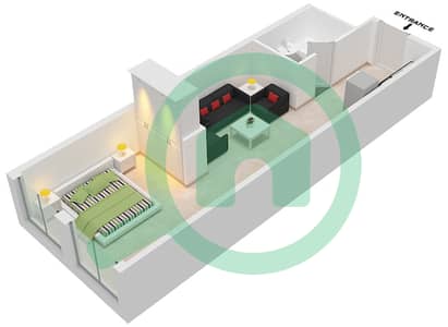 西班牙安达鲁西亚公寓 - 单身公寓单位21 FLOOR 3戶型图