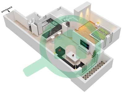 西班牙安达鲁西亚公寓 - 1 卧室公寓单位24 FLOOR 5戶型图