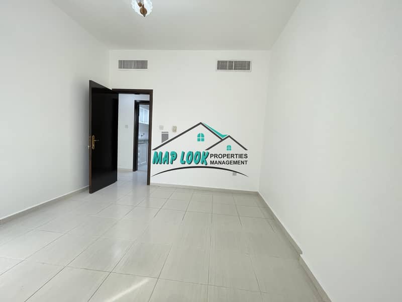 Hot Offer !! 1 bedroom 2 bathroom closed hall centralized  a. c 38k located in al nahyan