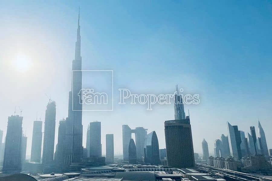 Apt with luxurious finishes & Full burj view