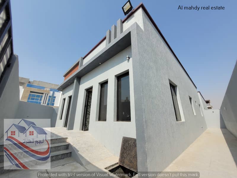 For sale, including registration fees, a distinctive design villa near all services and Sheikh Mohammed bin Zayed Street