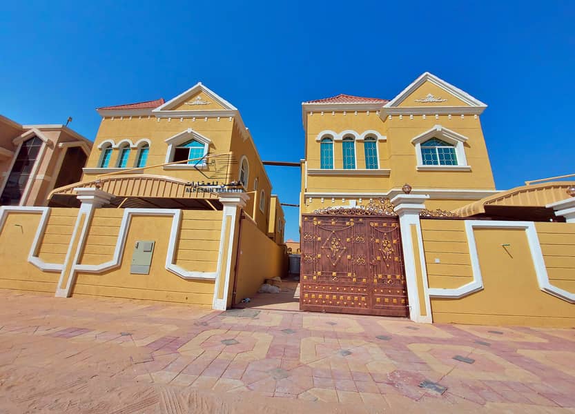 For sale villa opposite Ajman Academy and Choueifat School Less than a minute on Sheikh Mohammed bin Zayed Street The villa is directly opposite Merca