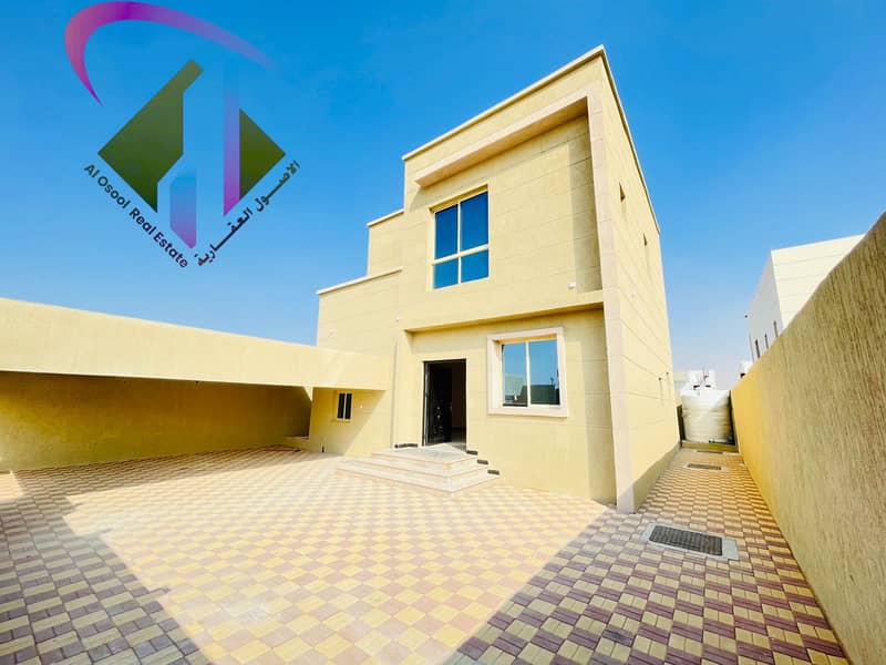 For sale villa in Ajman without down payment and on monthly installments for 25 years with large bank facilities