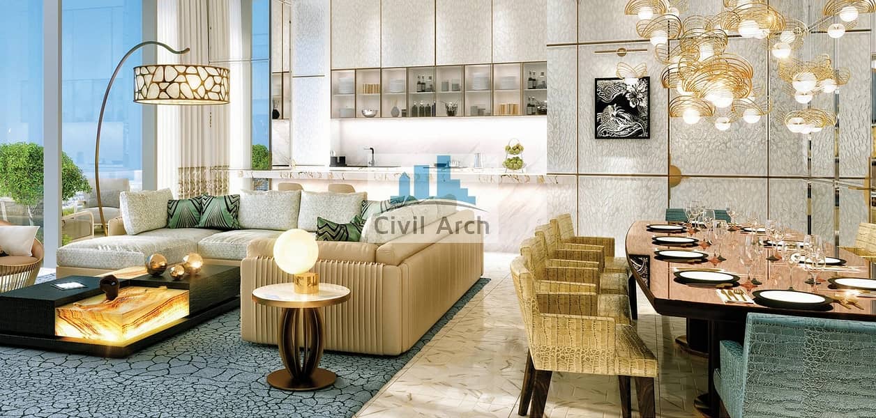 位于迪拜码头，卡瓦利大厦 3 卧室的公寓 13700000 AED - 5548662
