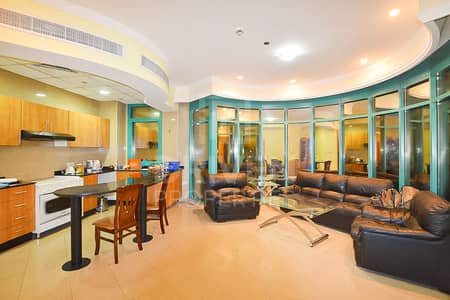 فلیٹ 2 غرفة نوم للبيع في دبي مارينا، دبي - Furnished Apt w/ Storage Room | Sea View
