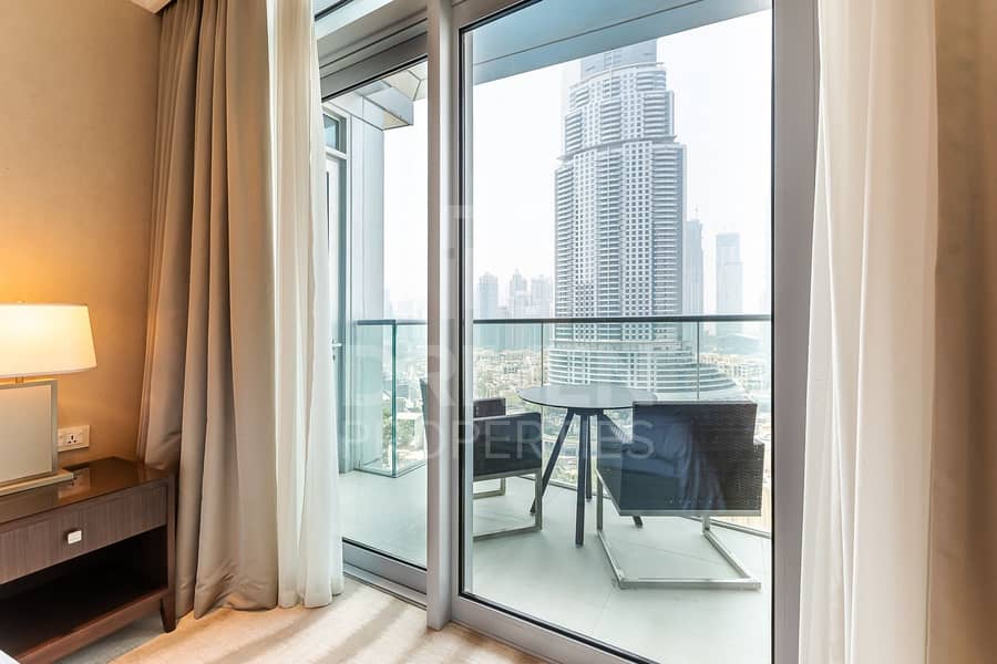 7 Furnished Apt w/ Burj and Fountain View