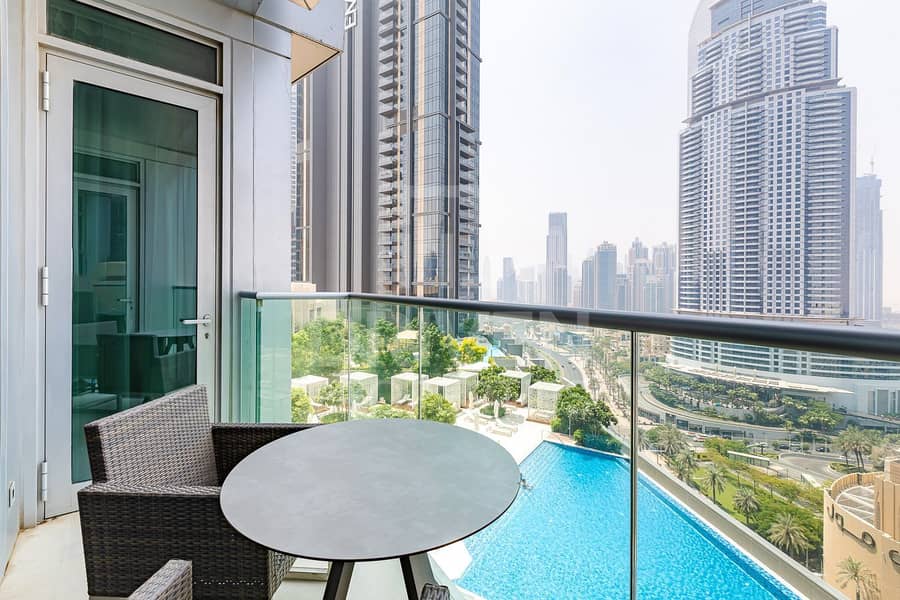 11 Furnished Apt w/ Burj and Fountain View
