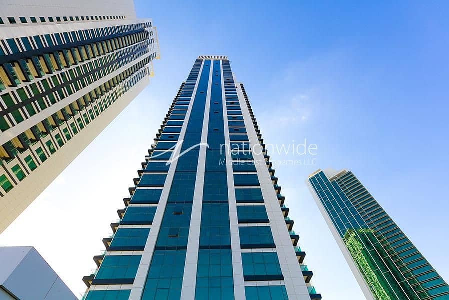 位于阿尔雷姆岛，滨海广场，布罗奥杰景观大厦 1 卧室的公寓 770000 AED - 5446040