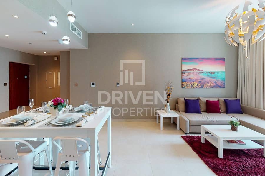 10 Furnished 1 Bed Apartment w/ Marina View