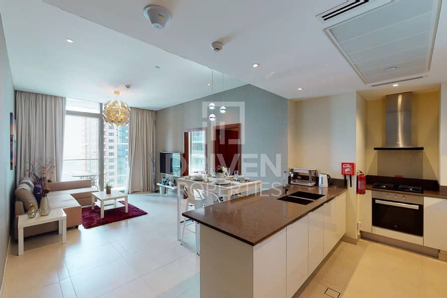 15 Furnished 1 Bed Apartment w/ Marina View