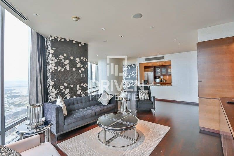 Elegant Penthouse with Sea and DIFC View