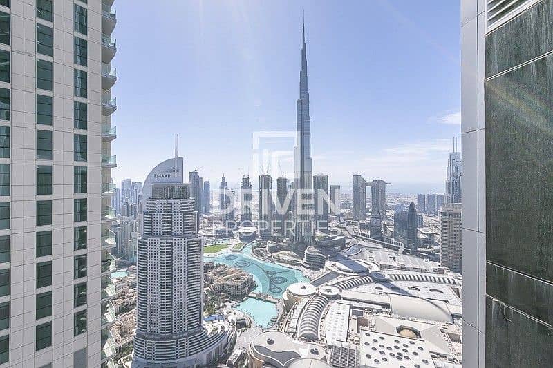 Elegant & High Floor | Burj Khalifa View