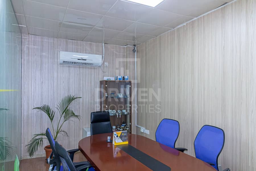 Partly Furnished Warehouse Rent in Jafza